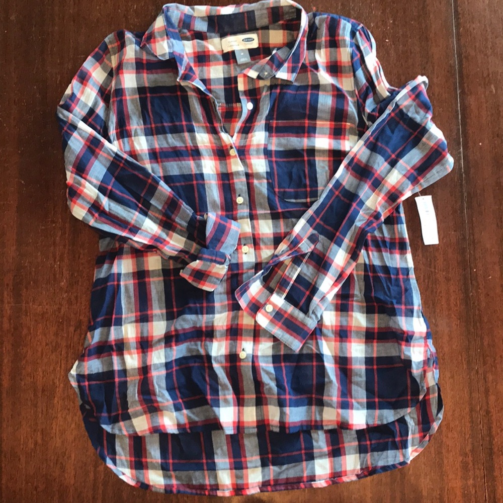 NWT Old Navy Plaid Tunic
